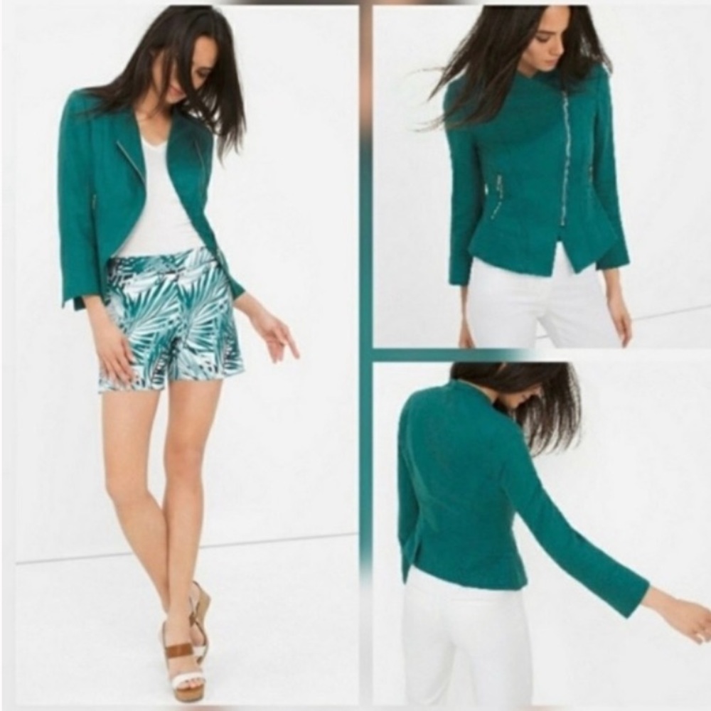 Asymmetrical moto jacket